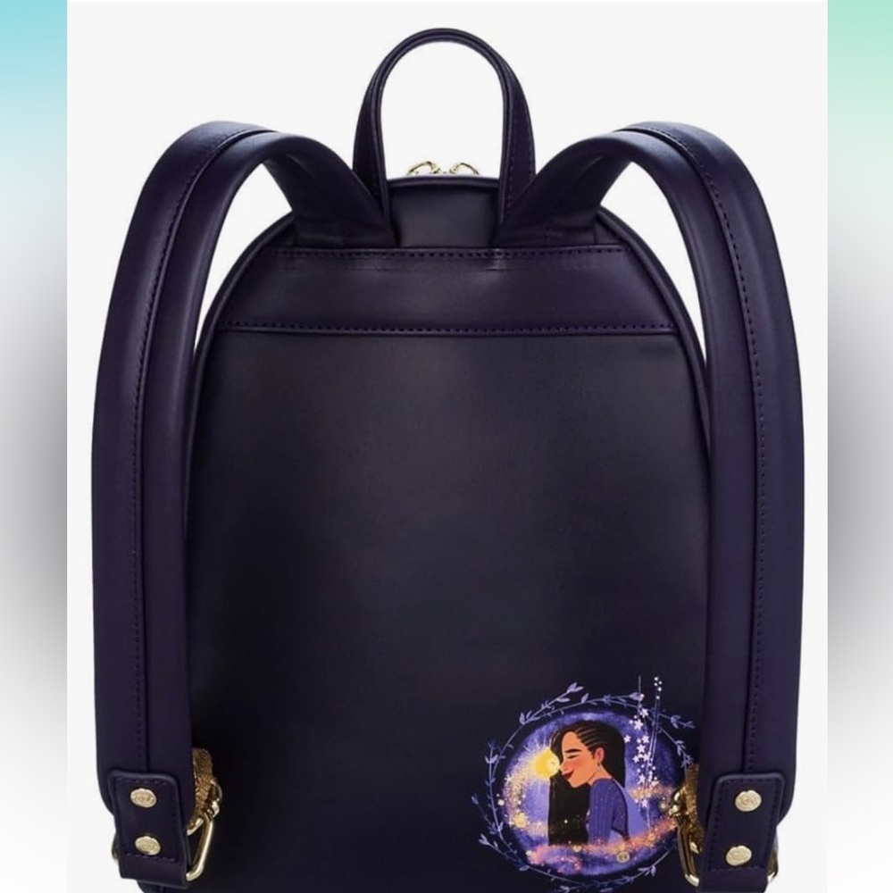 Loungefly Wish Asha Star Mini Backpack - NWT - Picture 2 of 4